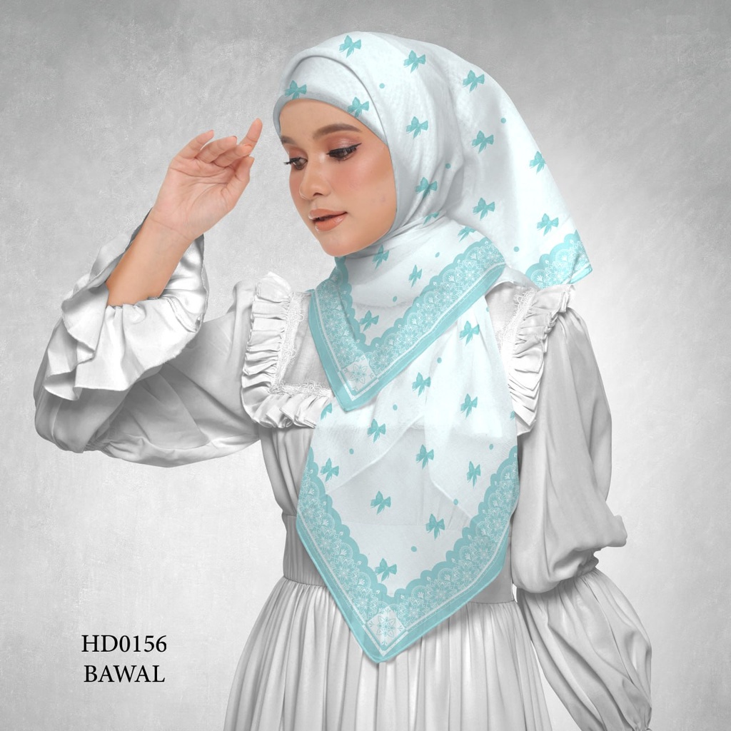 Tudung Bawal (Square Hijab) in HD0156