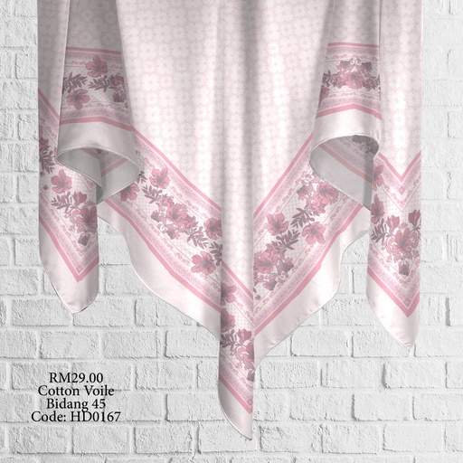 Tudung Bawal (Square Hijab) in HD0167