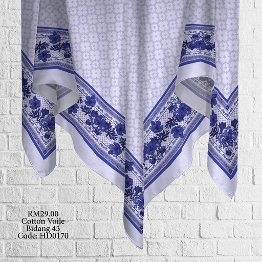 Tudung Bawal (Square Hijab) in HD0170